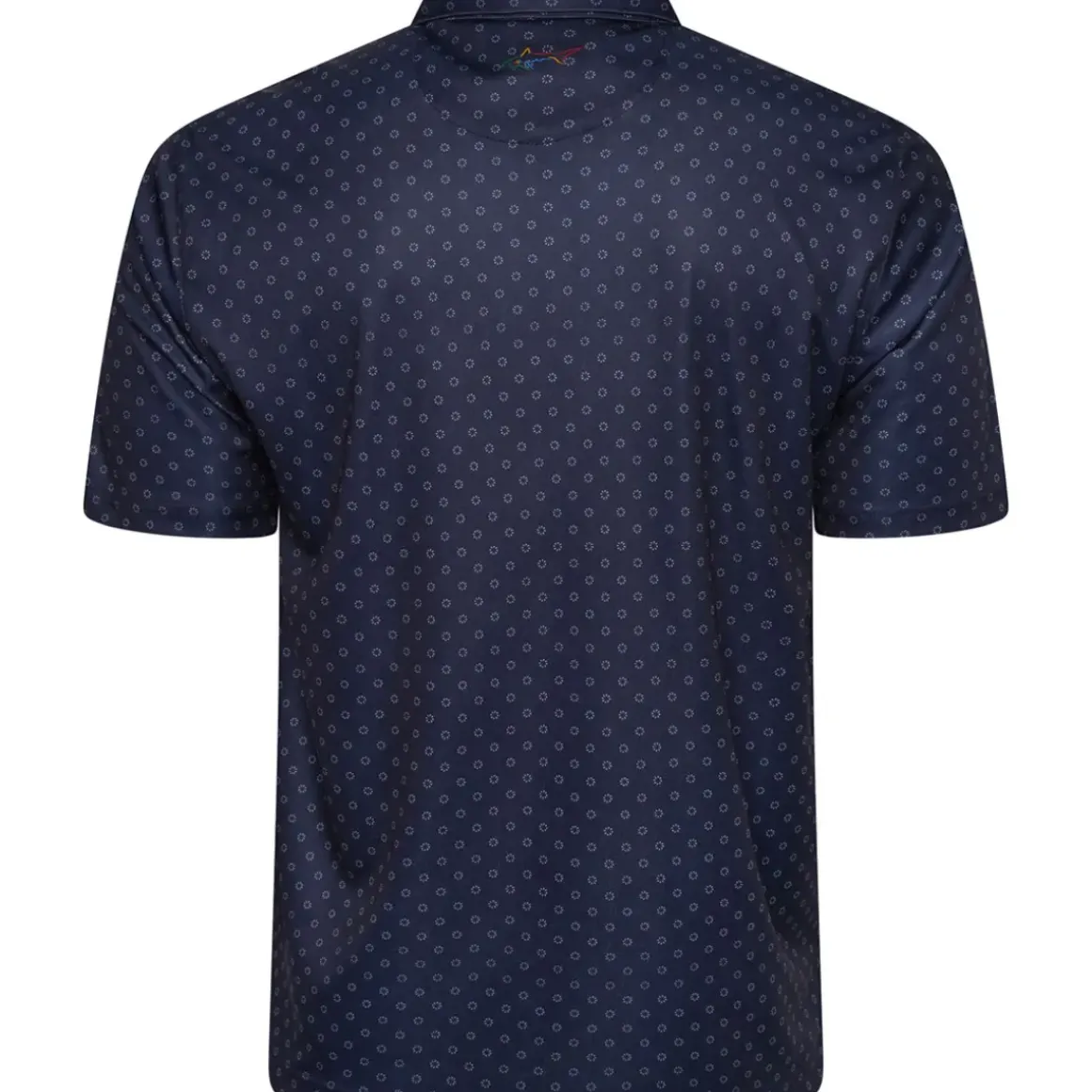 Greg Norman Men's Geo Fan Swirl Golf Polo Shirt