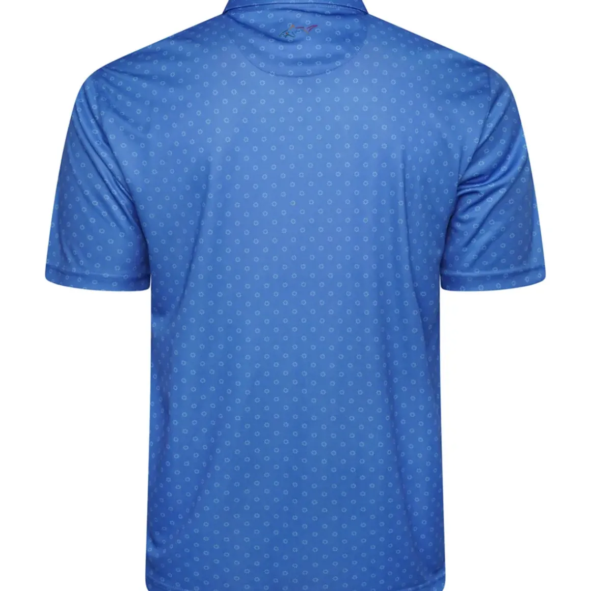 Greg Norman Men's Geo Fan Swirl Golf Polo Shirt