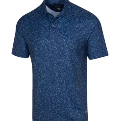 Greg Norman Men's Lab Shark Frenzy Golf Polo Shirt