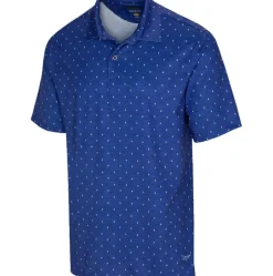 Greg Norman Men's Lab Shark Tooth Golf Polo Shirt