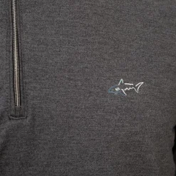 Greg Norman Men's Logo Half Zip Golf Midlayer