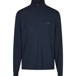 Greg Norman Men's Logo Half Zip Golf Midlayer
