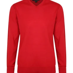 Greg Norman Men's Merino V Neck Golf Sweater