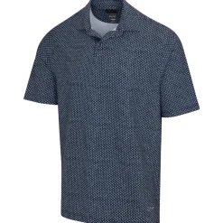 Greg Norman Men's Micro Shark Fin Golf Polo Shirt