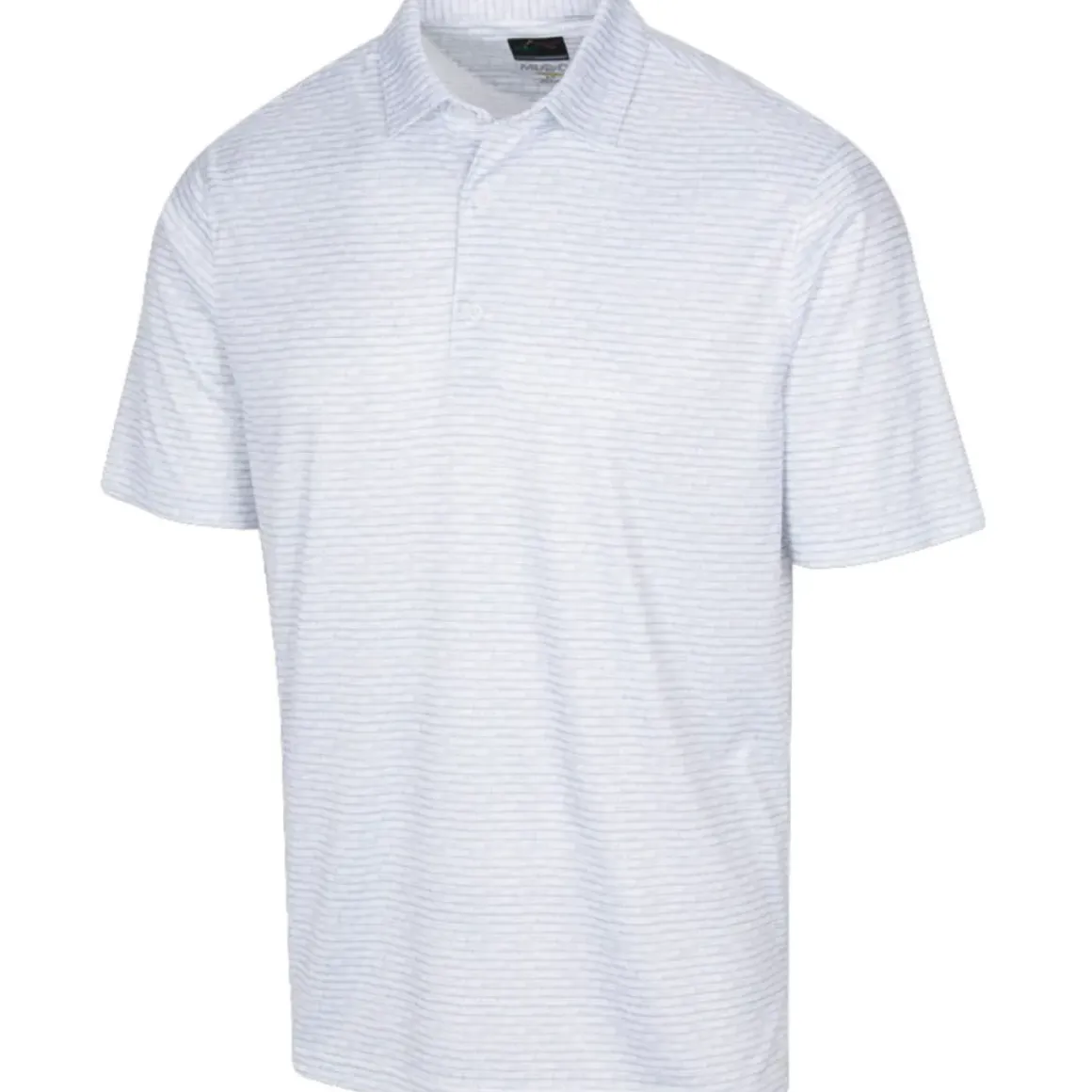 Greg Norman Men's ML75 Microlux Cart Print Golf Polo Shirt