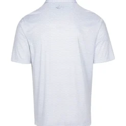 Greg Norman Men's ML75 Microlux Cart Print Golf Polo Shirt