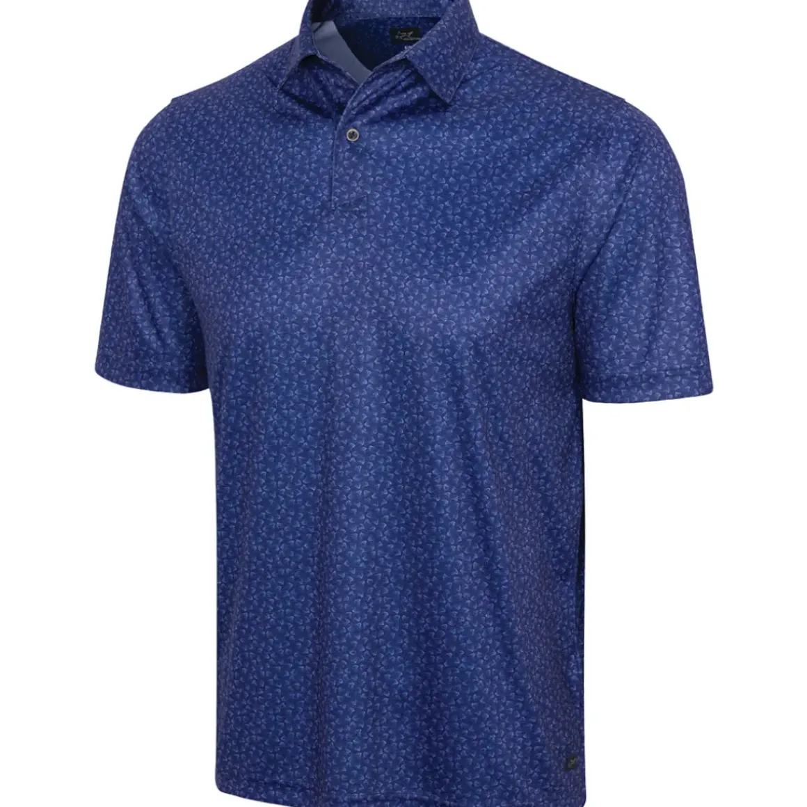 Greg Norman Men's ML75 Shark Fin Print Golf Polo Shirt