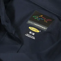 Greg Norman Men's Neck Logo Stretch Golf Polo Shirt