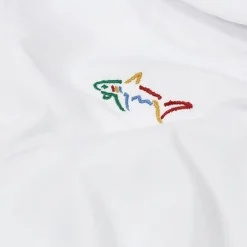 Greg Norman Men's Neck Logo Stretch Golf Polo Shirt