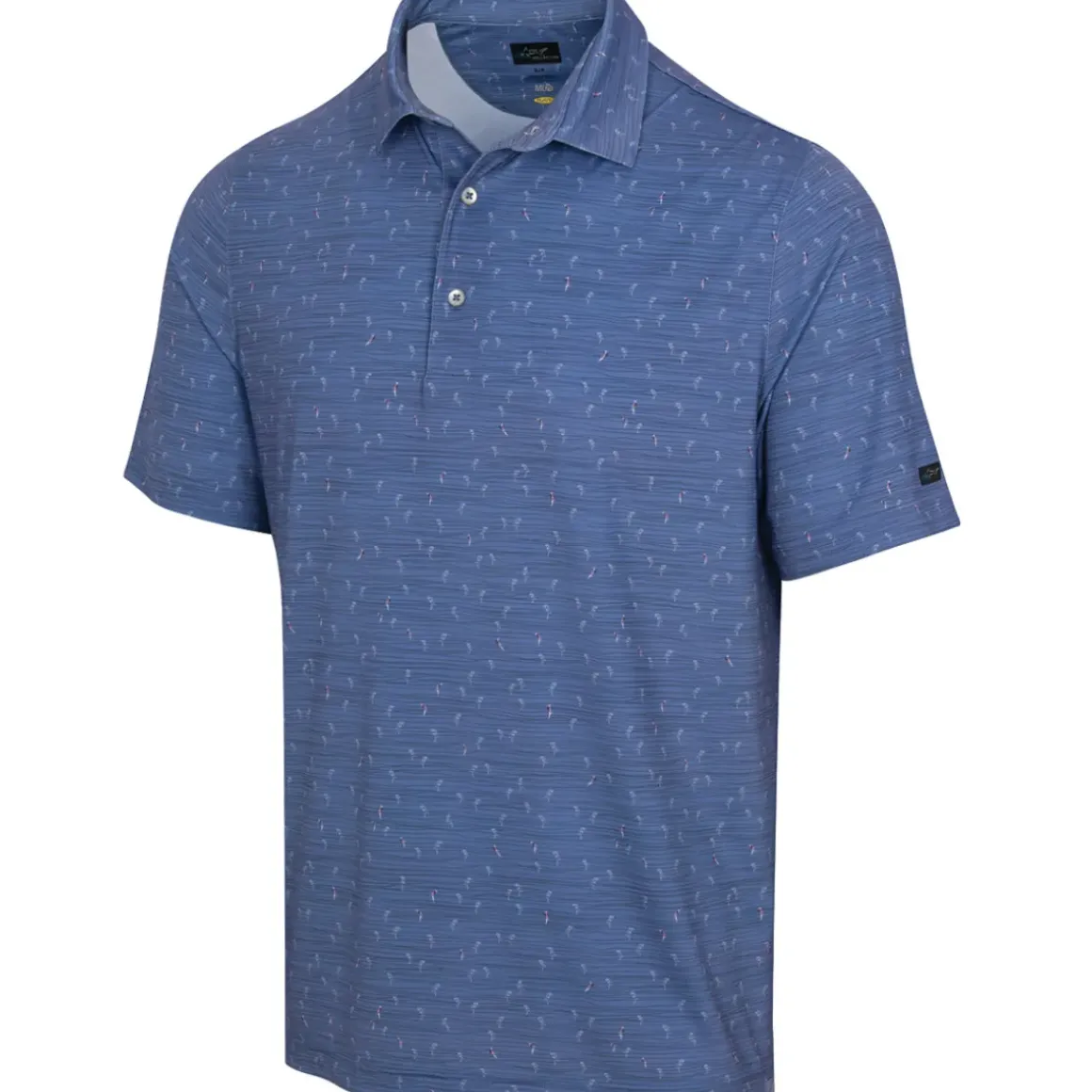 Greg Norman Men's Parrot ML75 Stretch Golf Polo Shirt