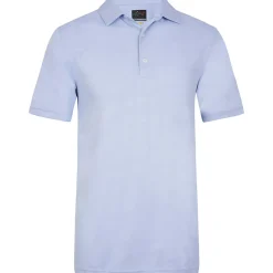 Greg Norman Men's Shark Jacquard Golf Polo Shirt