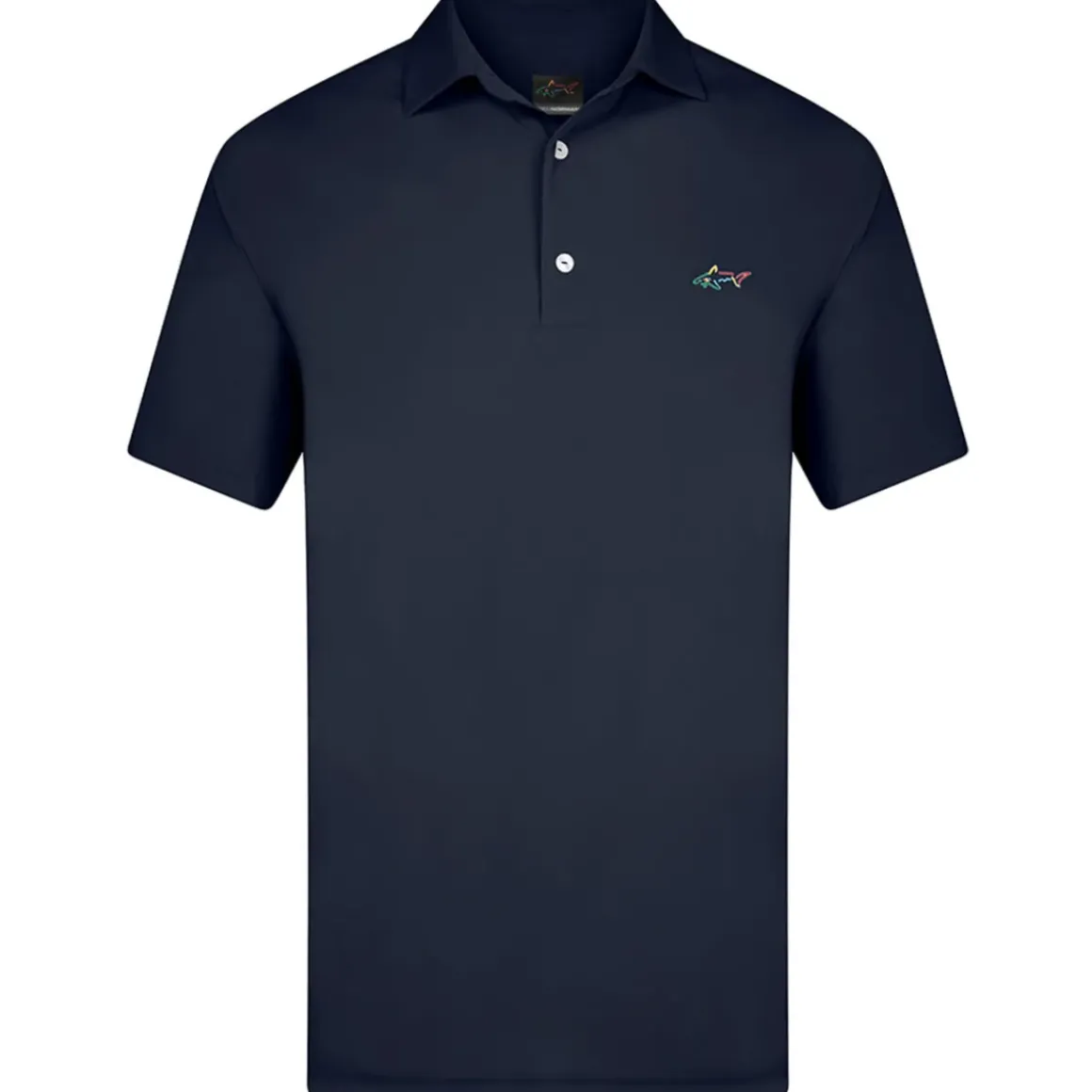 Greg Norman Men's Shark Logo Golf Polo Shirt