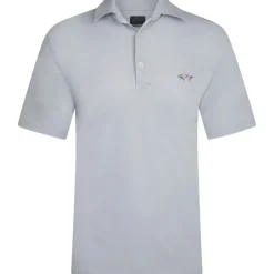 Greg Norman Men's Shark Logo Golf Polo Shirt