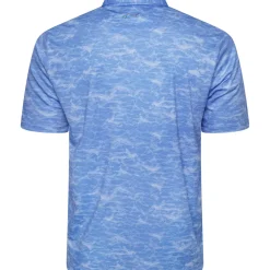 Greg Norman Men's Shark Shadow Camo Golf Polo Shirt