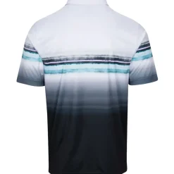 Greg Norman Men's Tidal Stripe ML75 Golf Polo Shirt
