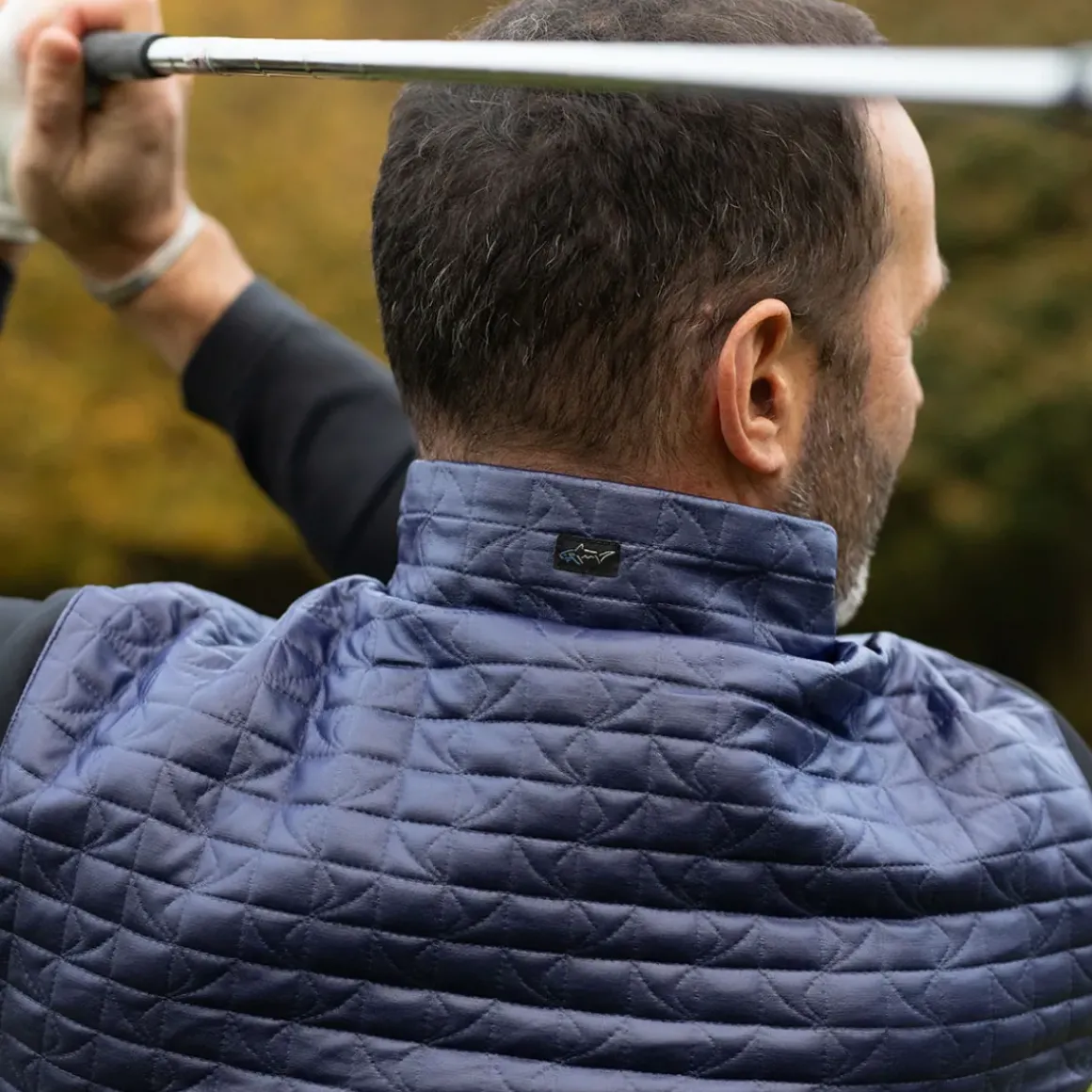 Greg Norman Men's Tidal Wave Full Zip Golf Jacket