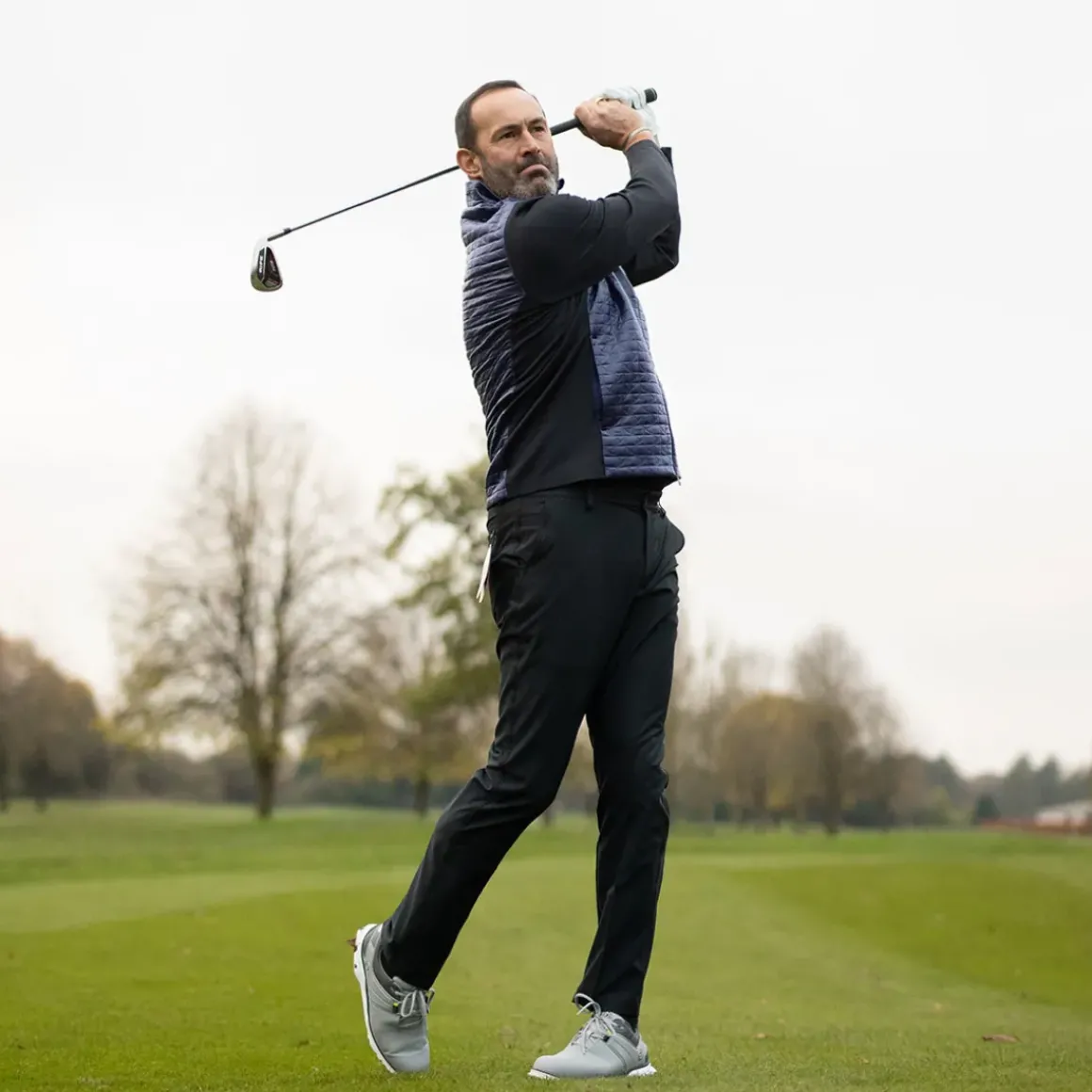 Greg Norman Men's Tidal Wave Full Zip Golf Jacket