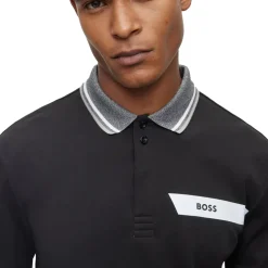 Hugo Boss Men's Plisy 1 Long Sleeve Golf Polo Shirt