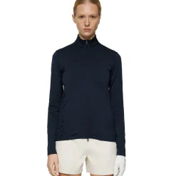 J.Lindeberg Ladies Nancy Seamless Full Zip Golf Mid Layer