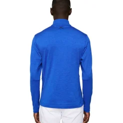 J.Lindeberg Men's Destry Melange Quarter Zip Golf Mid Layer