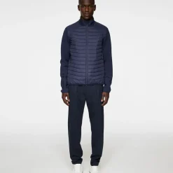 J.Lindeberg Men's Holden Quilted Hybrid Golf Jacket