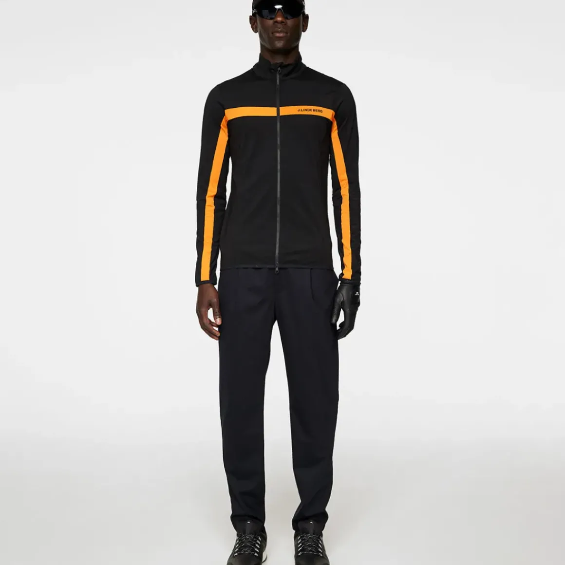 J.Lindeberg Men's Jarvis Full Zip Golf Mid Layer