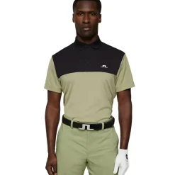 J.Lindeberg Men's Keenan Colorblock Golf Polo Shirt