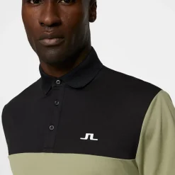 J.Lindeberg Men's Keenan Colorblock Golf Polo Shirt