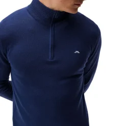 J.Lindeberg Men's Kian Tour Merino Half Zip Golf Midlayer