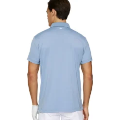 J.Lindeberg Men's Klas Chest Stripe Golf Polo Shirt