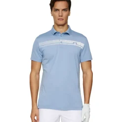 J.Lindeberg Men's Klas Chest Stripe Golf Polo Shirt