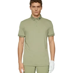 J.Lindeberg Men's KV Rear Logo Print Golf Polo Shirt