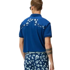 J.Lindeberg Men's KV Reg Fit Print Golf Polo Shirt