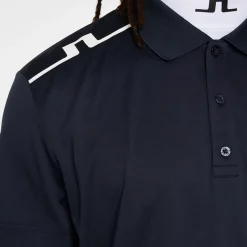 J.Lindeberg Men's Lionel Shoulder Golf Polo Shirt