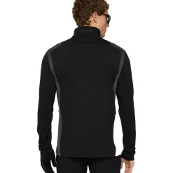 J.Lindeberg Men's Lukas Quarter Zip Golf Mid Layer