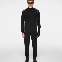 J.Lindeberg Men's Lukas Quarter Zip Golf Mid Layer