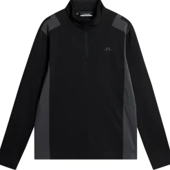J.Lindeberg Men's Lukas Quarter Zip Golf Mid Layer