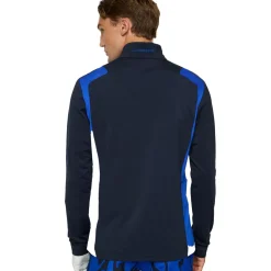 J.Lindeberg Men's Lukas Quarter Zip Golf Mid Layer