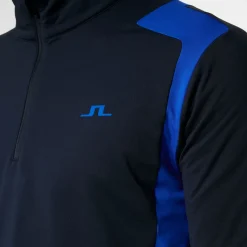 J.Lindeberg Men's Lukas Quarter Zip Golf Mid Layer