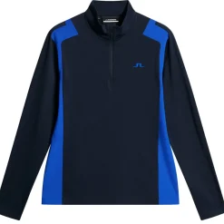 J.Lindeberg Men's Lukas Quarter Zip Golf Mid Layer