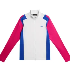 J.Lindeberg Men's Lukas Quarter Zip Golf Mid Layer