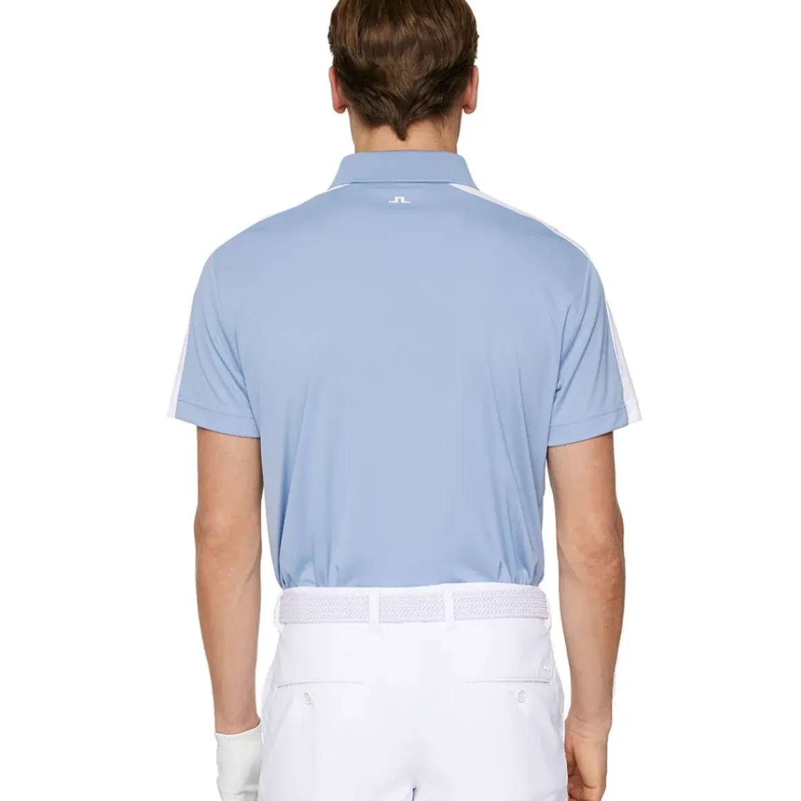 J.Lindeberg Men's Sebastian Chest Stripe Golf Polo Shirt