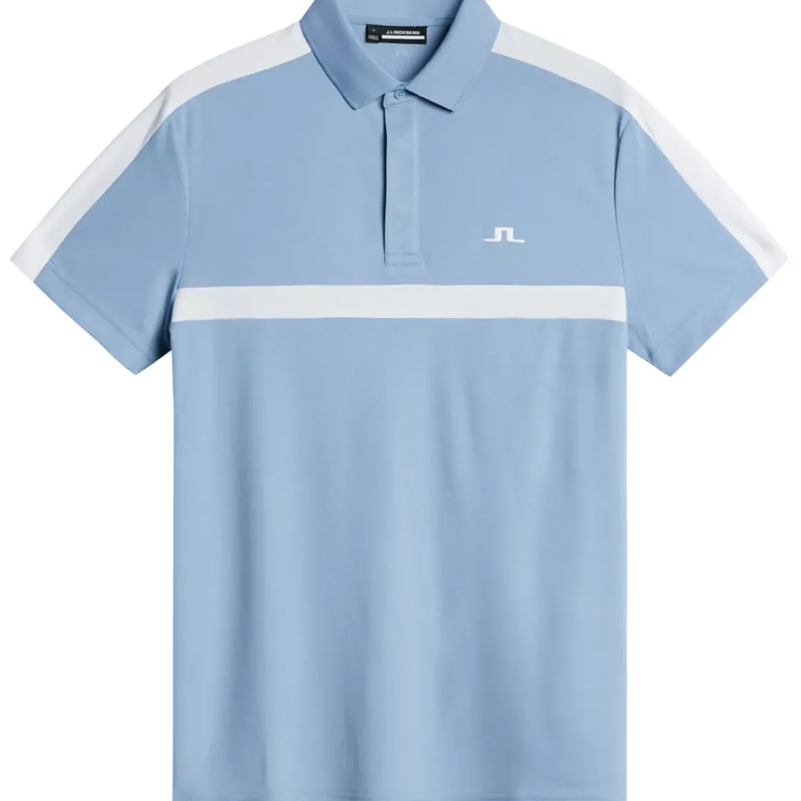J.Lindeberg Men's Sebastian Chest Stripe Golf Polo Shirt