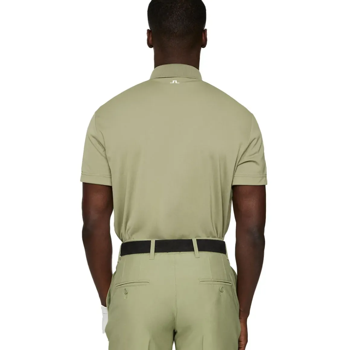 J.Lindeberg Men's Sebastian Chest Stripe Golf Polo Shirt