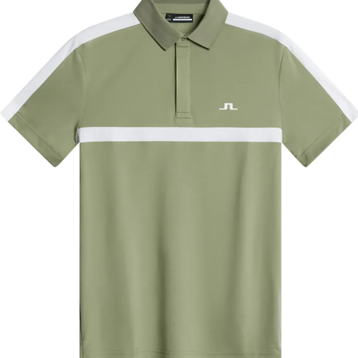 J.Lindeberg Men's Sebastian Chest Stripe Golf Polo Shirt