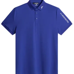 J.Lindeberg Men's Tour Tech Arm Logo Golf Polo Shirt