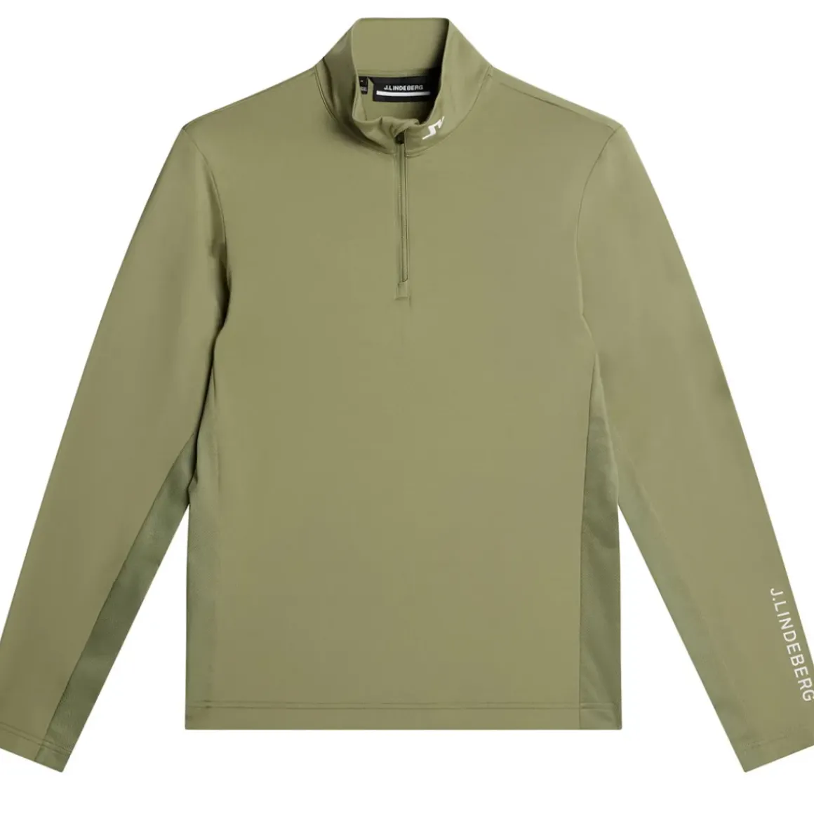 J.Lindeberg Men's Tour Tech Quarter Zip Golf Mid Layer