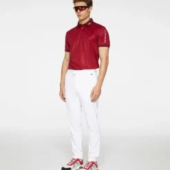 J.Lindeberg Men's Tour Tech Print Golf Polo Shirt