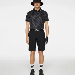 J.Lindeberg Men's Tour Tech Print Golf Polo Shirt