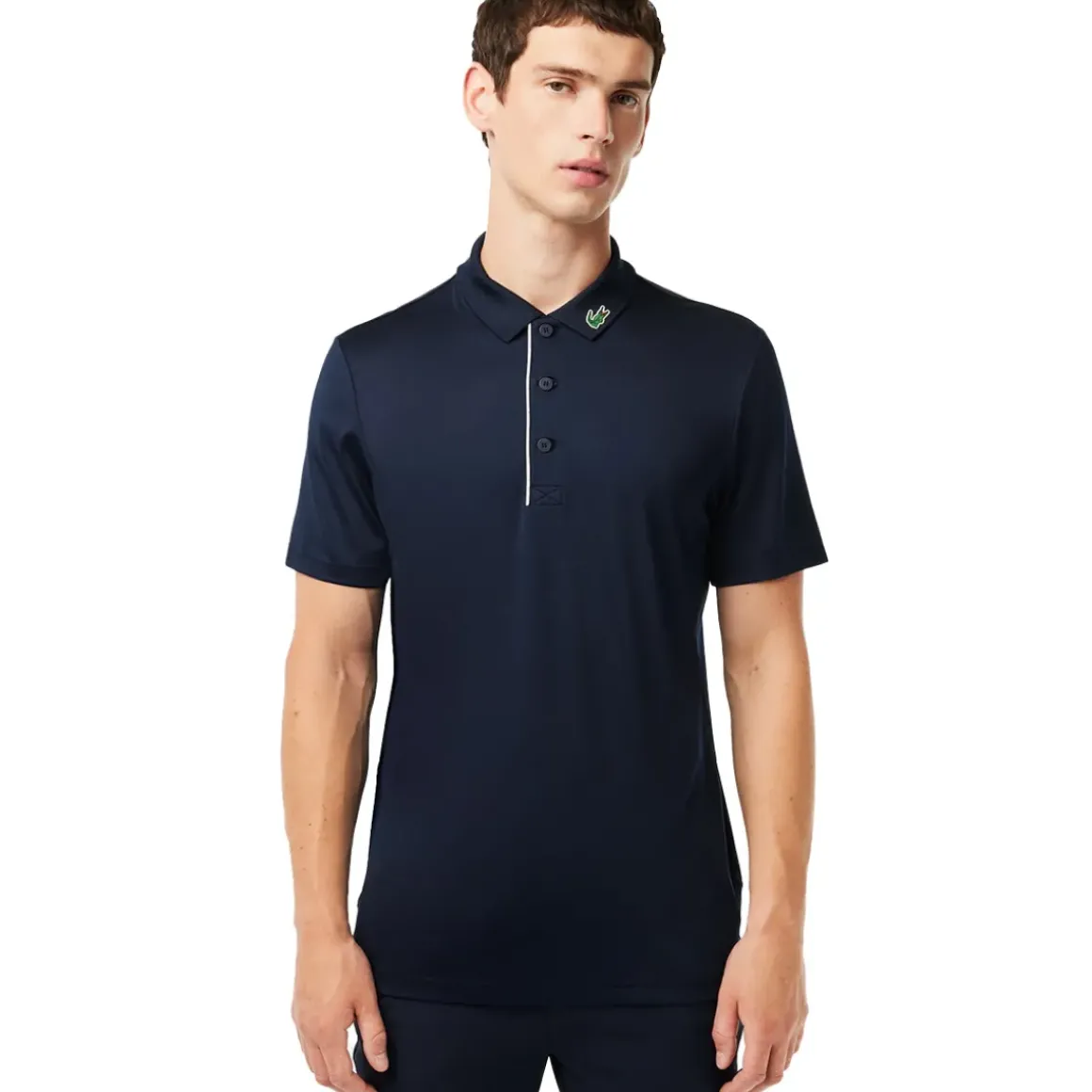 Lacoste Men's SPORT Jersey Croc Collar Golf Polo Shirt